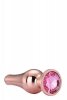 Gleaming Love rose gold pleasure plug l